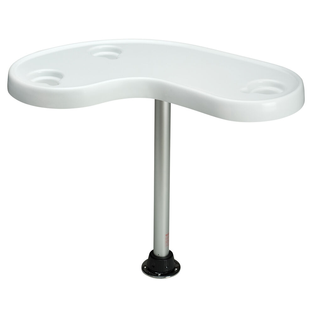 Toonmate Premium KidneyShaped Pontoon Table with Pedestal Overton's