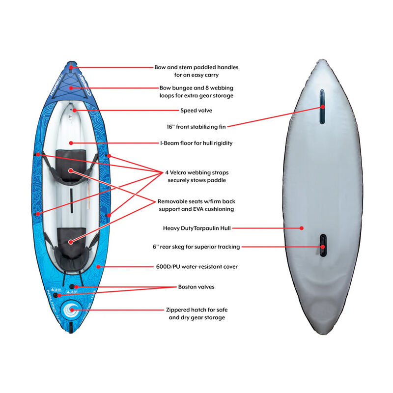 Connelly Nautic 11.5 Inflatable Tandem Kayak image number 7