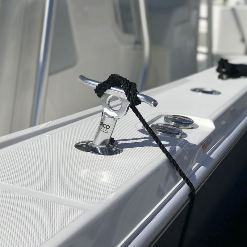 TACO Marine Stainless Steel Multi-Purpose 15&deg; Portable Cleat, Each image number 3