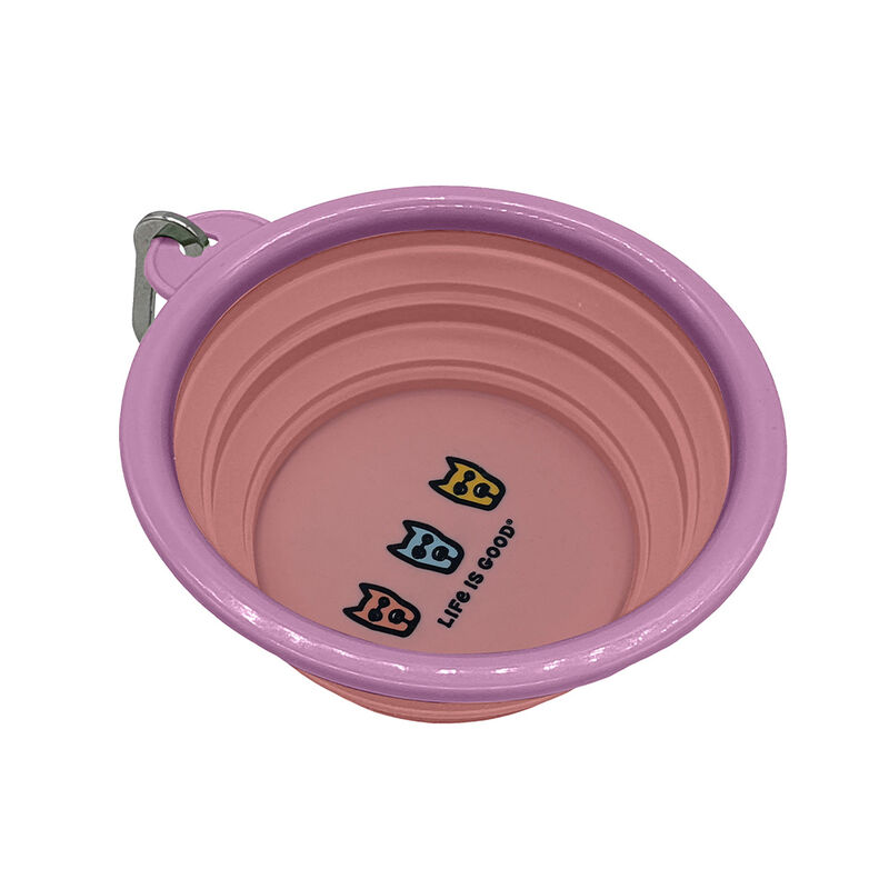 Life is Good Silicone Pet Travel Bowl, LIG Dogs image number 8