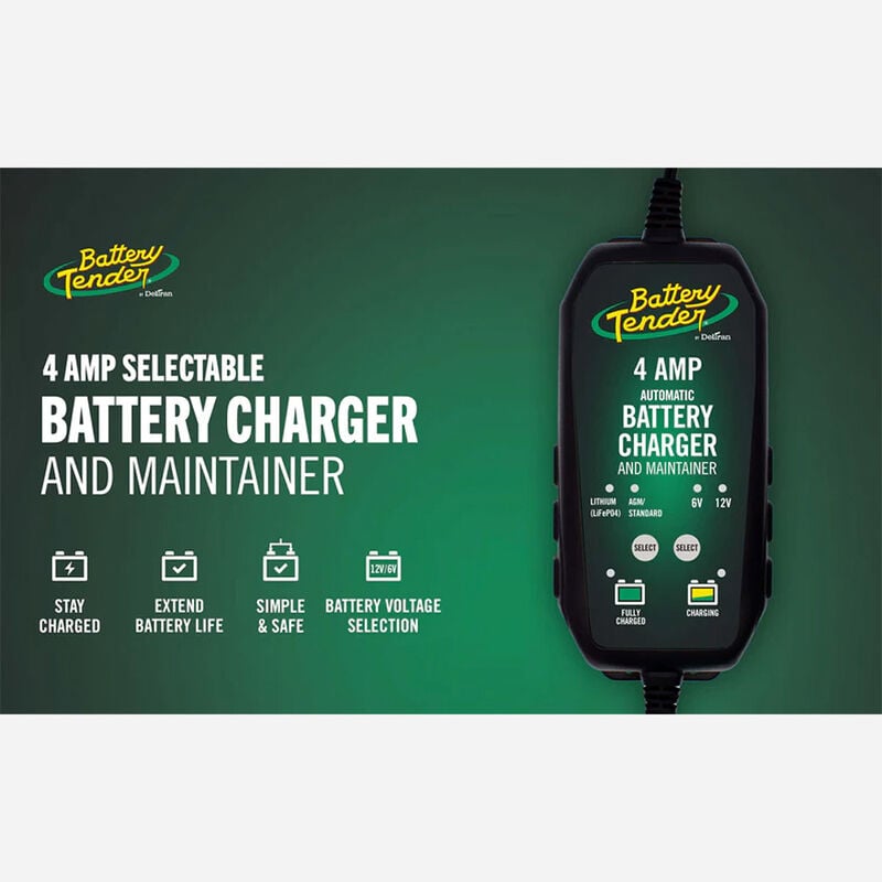 Battery Tender PowerTender 4 Amp 12V/6V BC and Maintainer image number 2