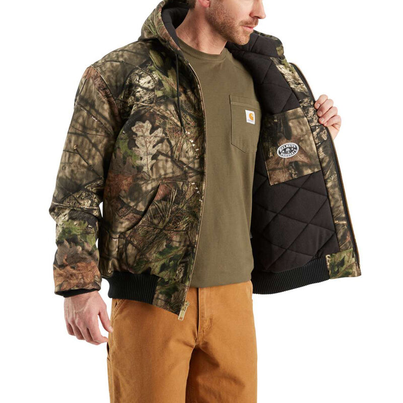 Carhartt Men's Quilted Flannel Camo Active Jacket image number 4