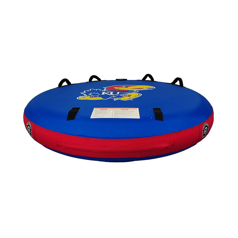 Collegiate Waves Kansas "The Rookie" Towable Tube image number 5