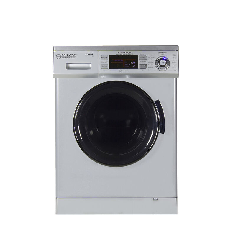 Equator Compact Combo Washer/Dryer, Black (Vented/Ventless) with Winterize and Quiet Feature, EZ 4400N WhiteSILVER image number 1