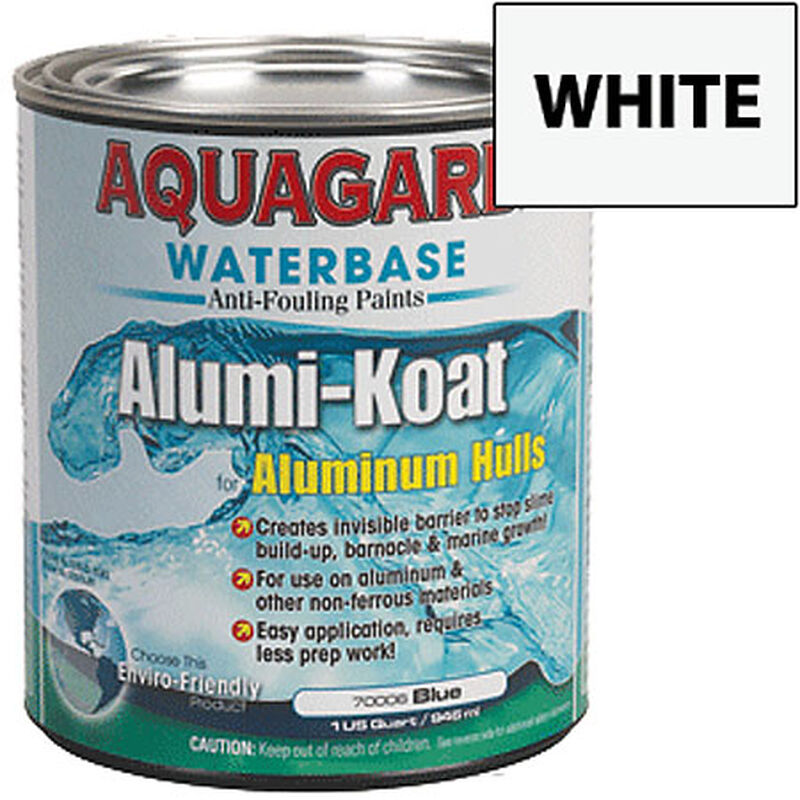 Aquagard II Alumi-Koat Water-Based Anti-Fouling Paint, Quart, White image number 1