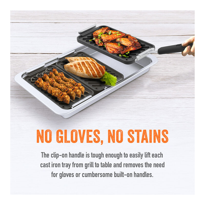 Yukon Glory Sear 'N Serve 5-Piece Cast Iron Grill Pan Set image number 3