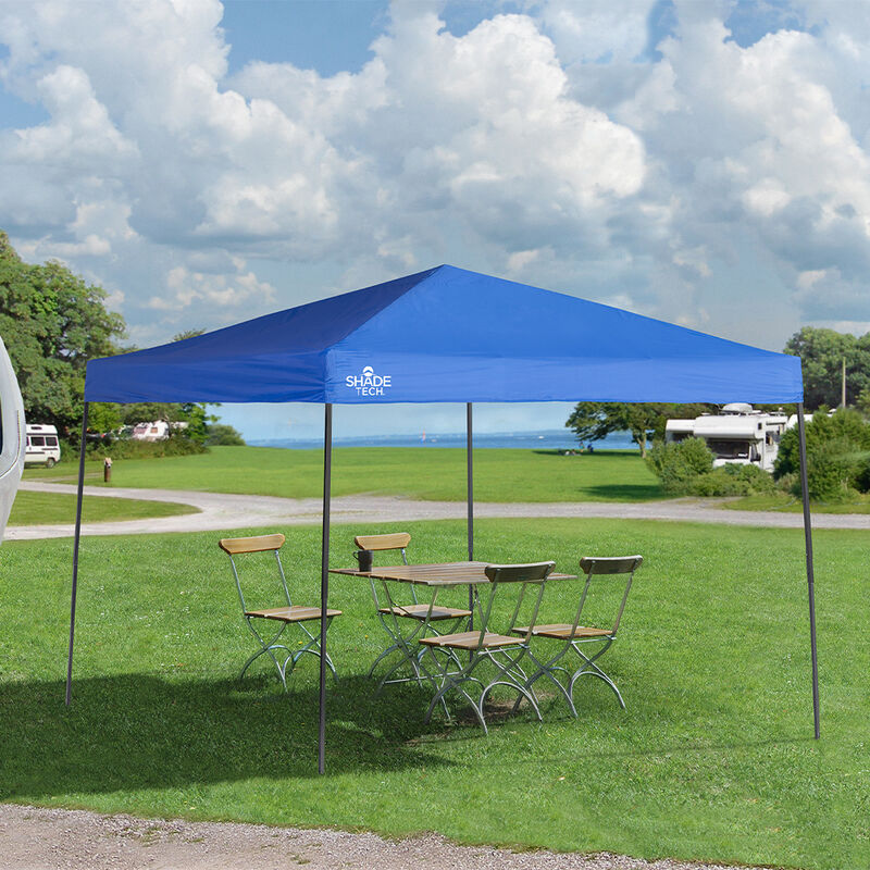 Shade Tech ST100 Straight Leg Pop-Up Canopy, 10' x 10', Blue image number 3