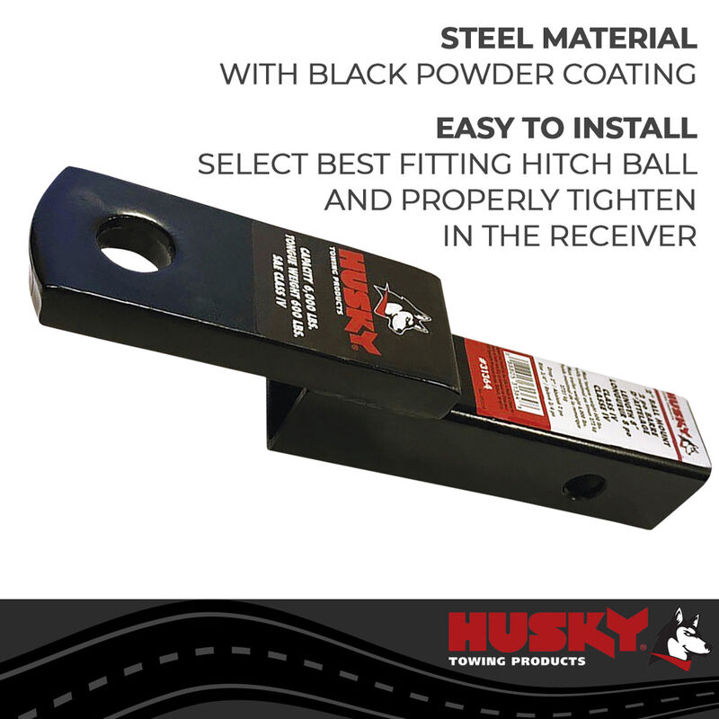Husky Towing 2 Inch Receiver Trailer Hitch Ball Mount image number 4