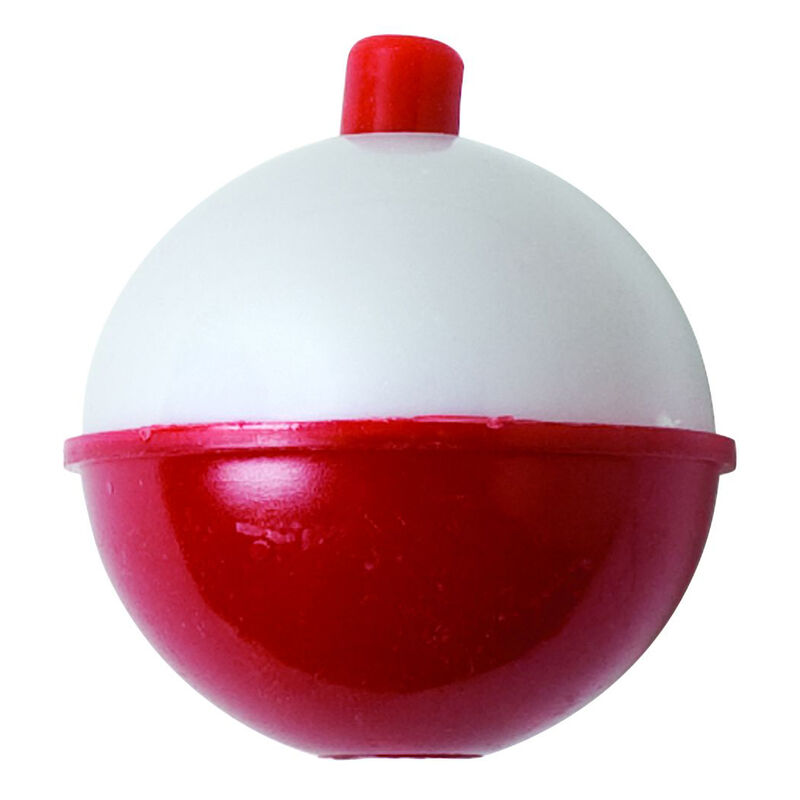 Eagle Claw Snap-On Round Floats, Red/White image number 1