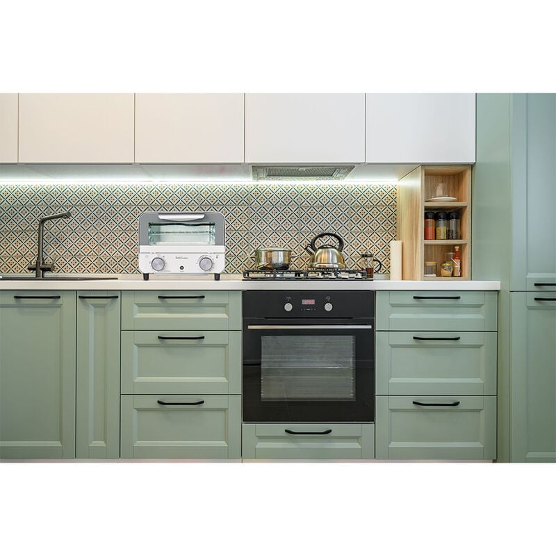 Betty Crocker Mini Toaster Oven, 7-Liter, White image number 4