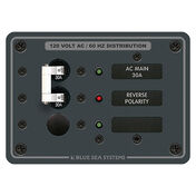 Blue Sea 120V AC Main + 1 Position Circuit Breaker Panel