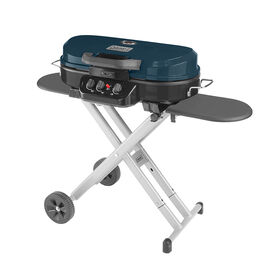 Coleman RoadTrip 285 Portable Stand-Up Propane Grill, Blue