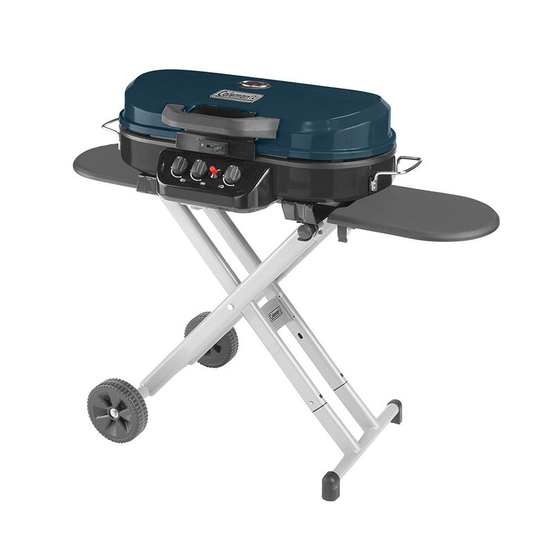 Coleman RoadTrip 285 Portable Stand-Up Propane Grill, Blue image number 1