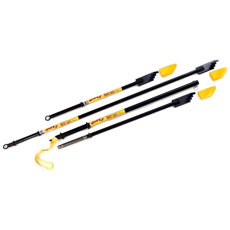 Jiffy Deluxe Mille Lacs Adjustable-Length Ice Chisel, 2-Pc. – 63.5” to 69.5” image number 2