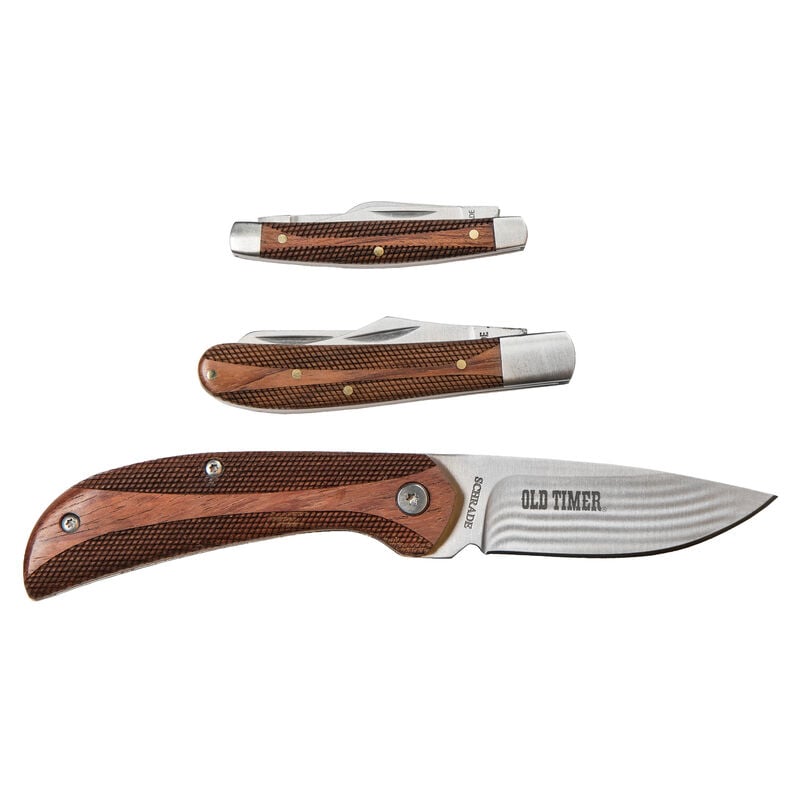 Old Timer 2018 Limited Edition 3-Piece Wood Handle Knife Set image number 2