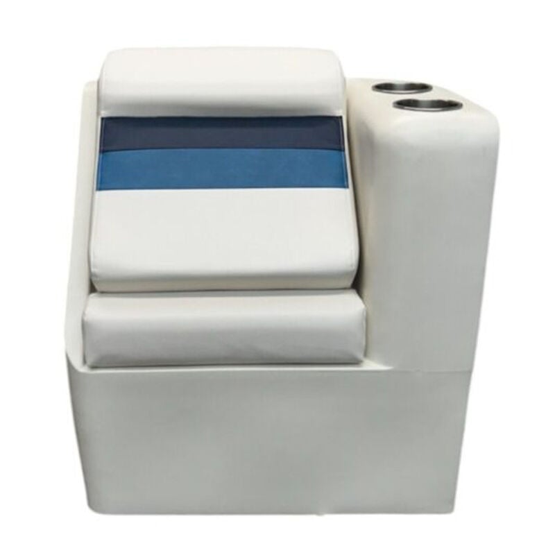 Horizon Manufacturing Premium Series Right Radius Lean Back - White/Navy/Blue  image number 2