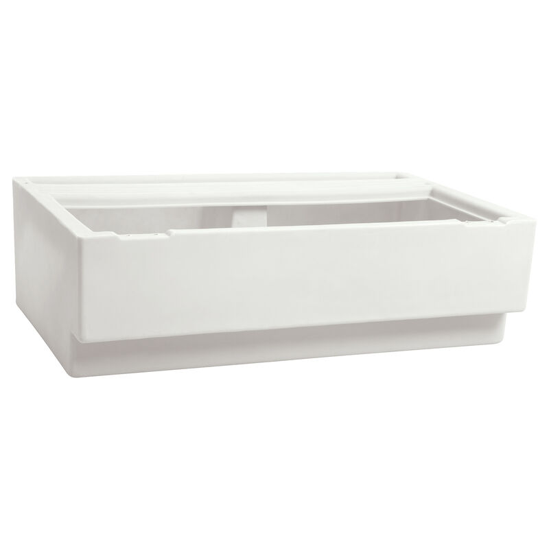 Toonmate Deluxe Pontoon Right-Side Corner Couch Base - White image number 4