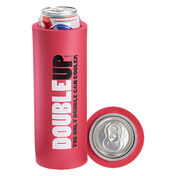 DoubleUp Double Can Cooler, Red