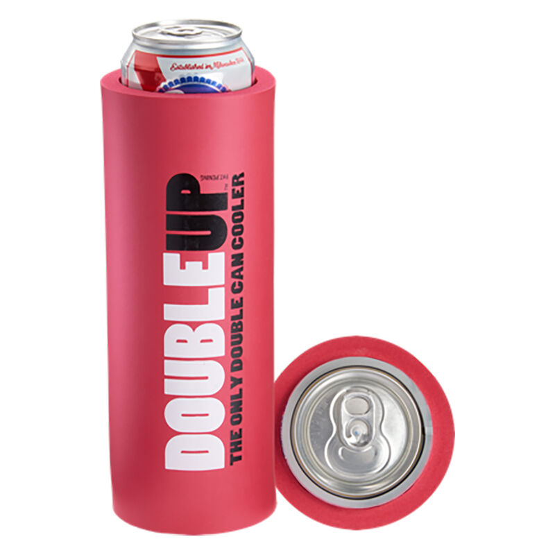 DoubleUp Double Can Cooler, Red image number 1