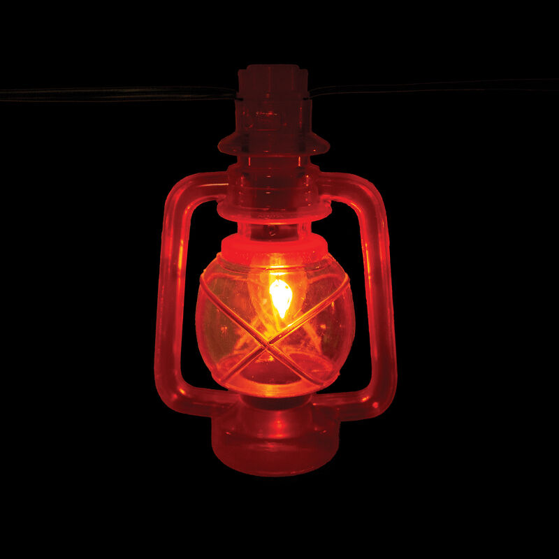 Red Lantern Lights, 10 Lights on 11’ Cord  image number 8