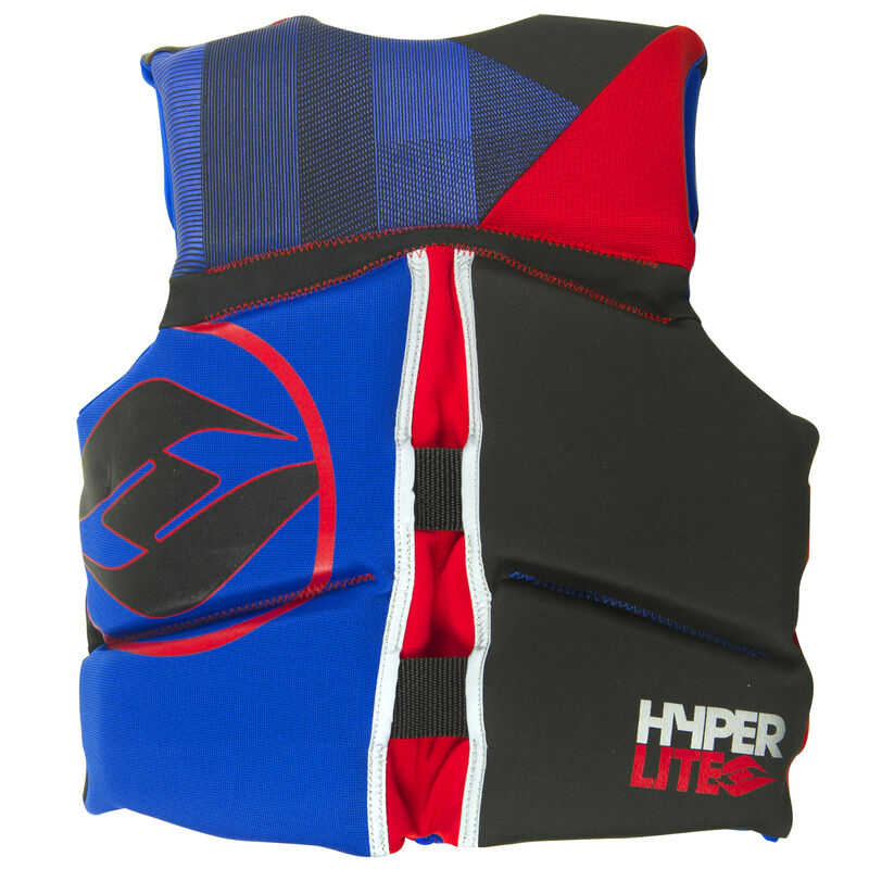 Hyperlite Pro V Youth Life Jacket, blue/red image number 2