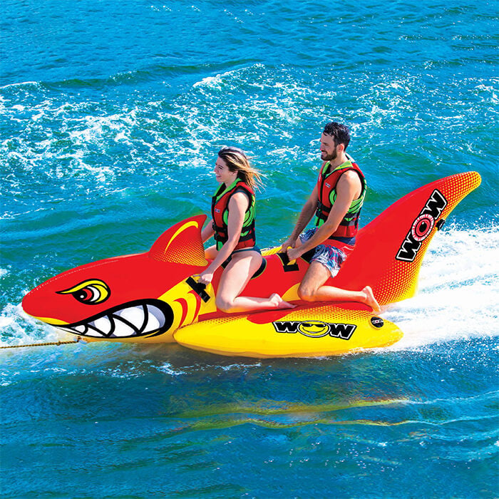 WOW Sports Big Shark Towable Tube - Thumbnail 3