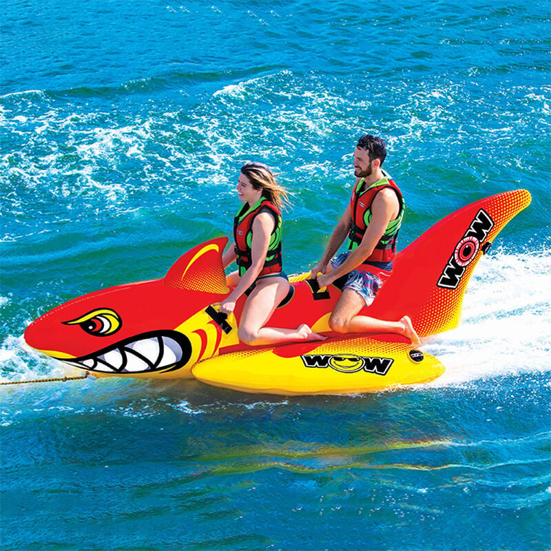 WOW Big Shark 2-Person Towable Tube image number 3