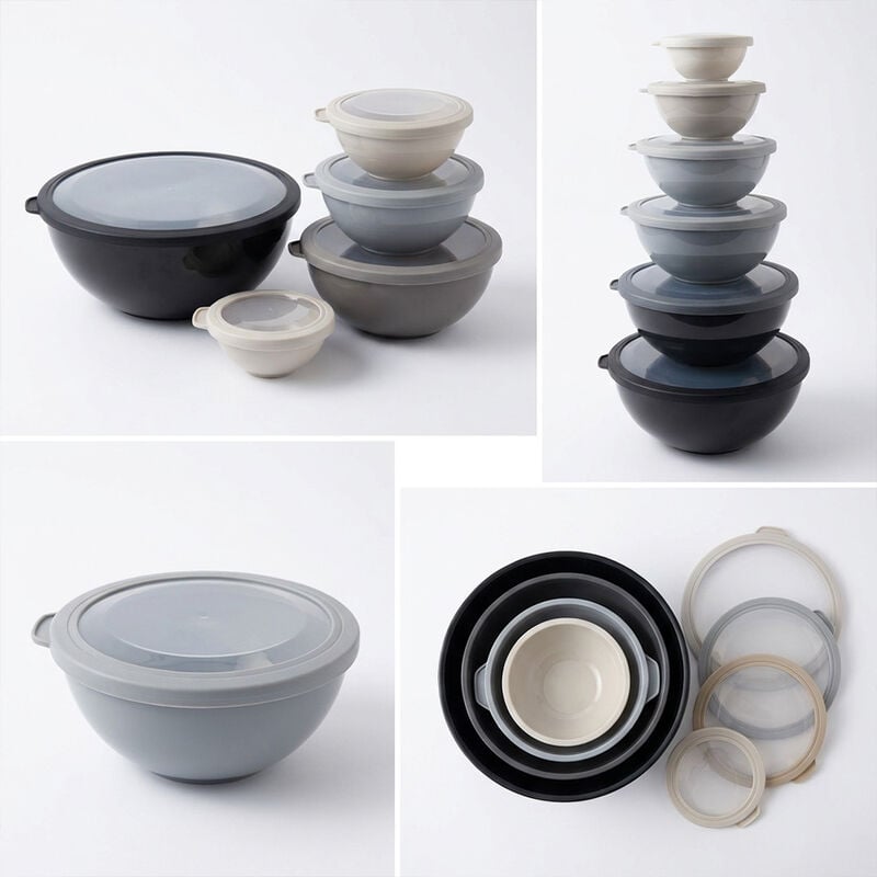 Phantom Chef 12-Piece Mixing Bowl Set with TPR Lids image number 2