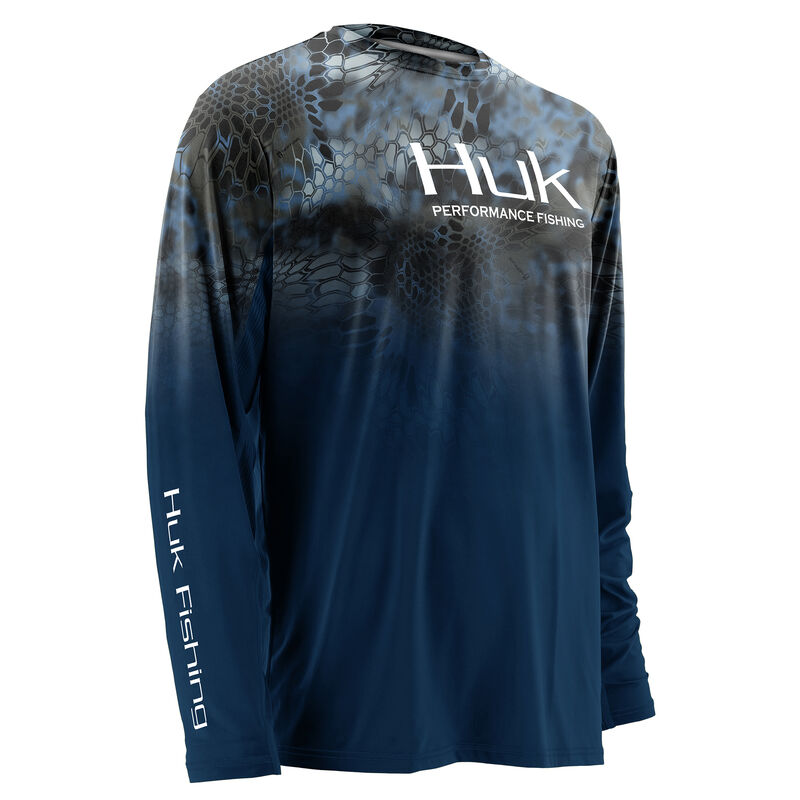Huk Men's Kryptek Fade Icon Long-Sleeve Tee image number 1