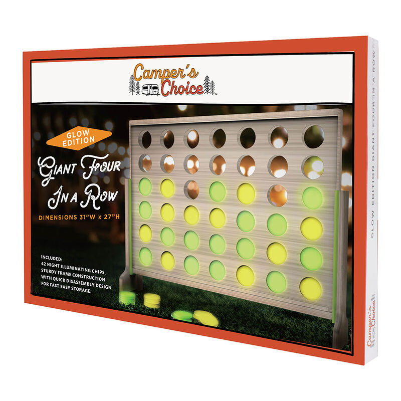 Camper's Choice Giant Glow-in-the-Dark Four-in-a-Row Game image number 4