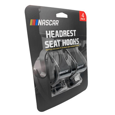 NASCAR Headrest Seat Hooks, 4-Pack