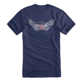Bayside Men's Flight MIUSA Short-Sleeve Tee