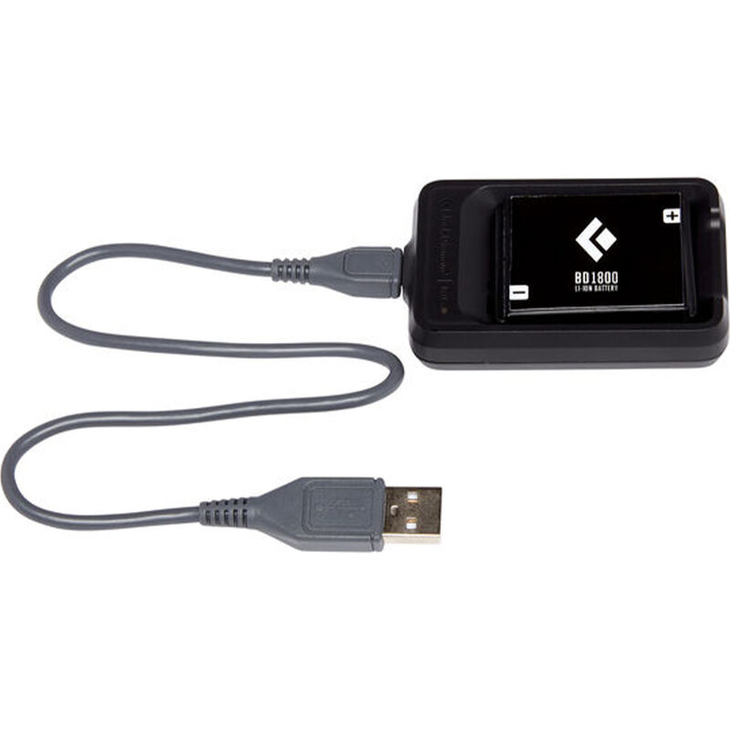 Black Diamond BD 1800 Rechargeable Battery with Charger image number 1