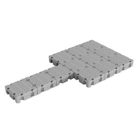 Tommy Docks Flexx 24' Extended Platform Floating Dock Package