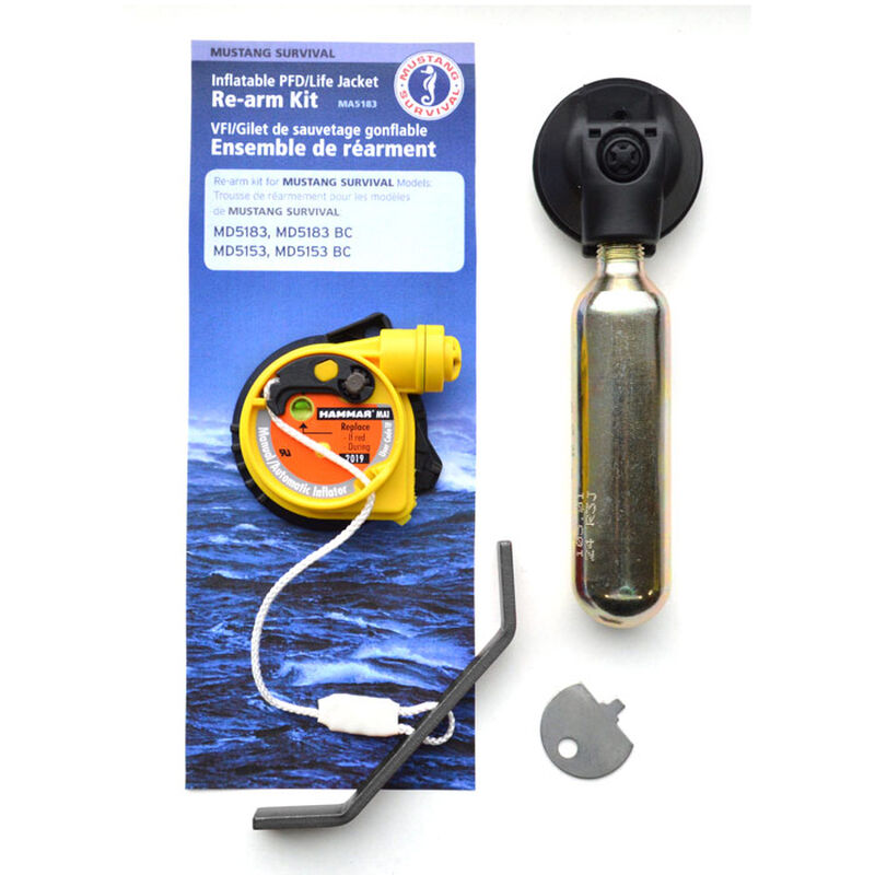 Mustang Elite Hydrostatic Inflatable PFD Re-Arm Kit image number 1