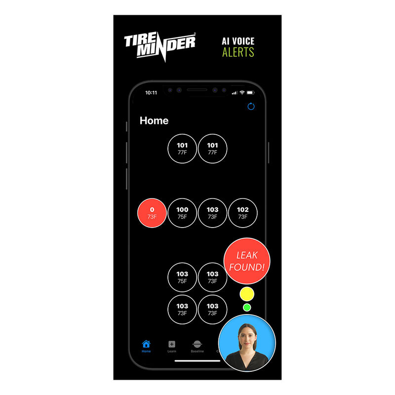 TireMinder Smart TPMS with 4 Transmitters for RVs, Motorhomes, 5th Wheels, Coaches, and Trailers image number 7