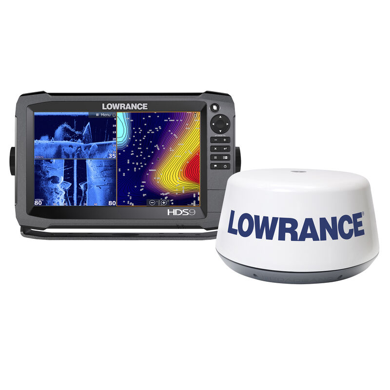 Lowrance HDS-9 Gen3 Fishfinder Chartplotter Combo with 3G Broadband Radar image number 1