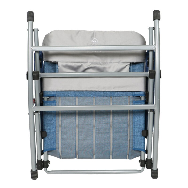 Venture Forward Rocking Chair with Removable Pad, Blue/Gray image number 9