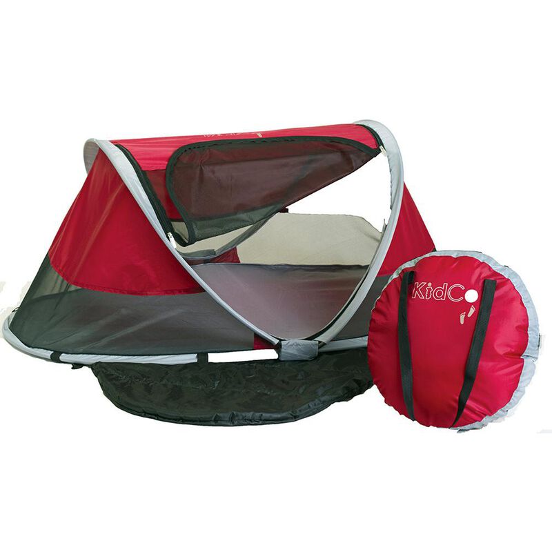PeaPod Children's Travel Bed, Cranberry image number 1