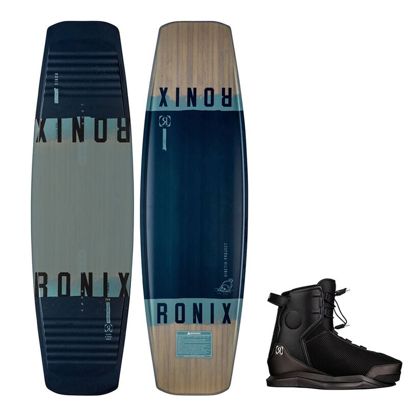 Ronix Kinetik Project Springbox 2 Park Wakeboard with Parks Bindings image number 1