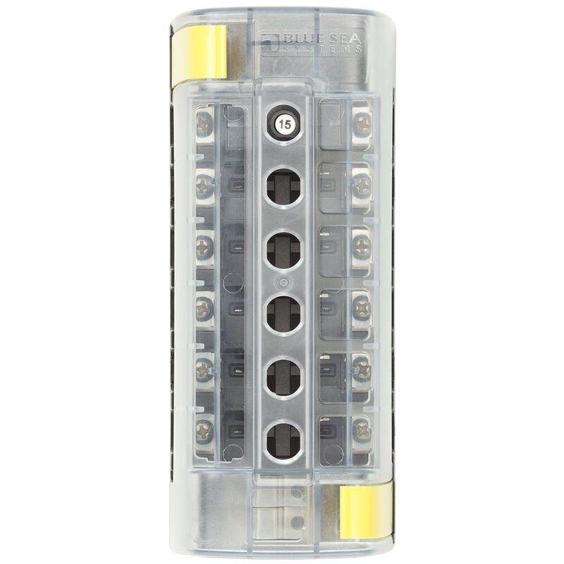 Blue Sea Systems ST CLB Circuit Breaker Block, 6 Position Independent Source image number 2