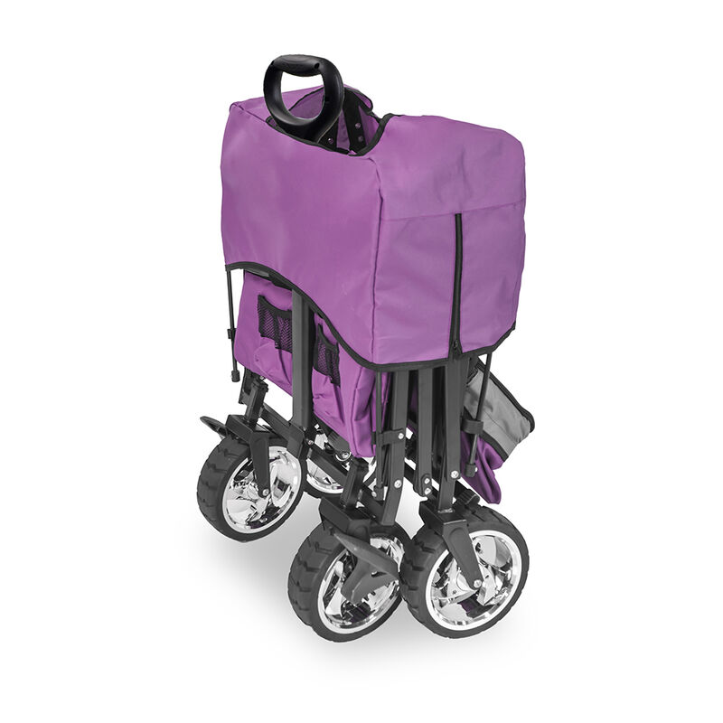 Wonderfold Outdoor S4 Push and Pull Premium Utility Folding Wagon with Canopy image number 27