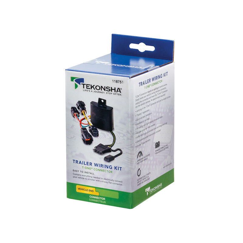 Tekonsha T-One T-Connector Custom Wiring Harness: Chevrolet Trax image number 2