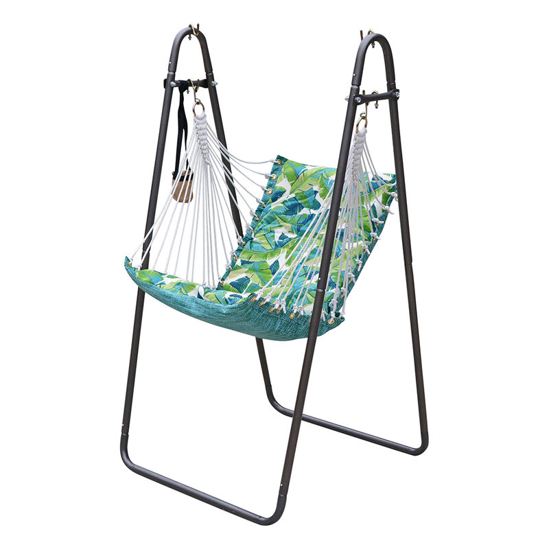 Algoma Soft Comfort Cushion Hanging Swing Chair and Stand image number 18