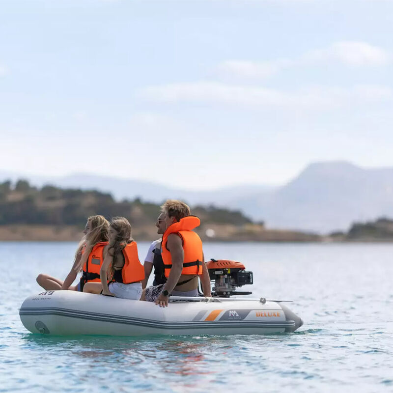 Aqua Marina 9'9" A-Deluxe Inflatable Speed Boat with Wood Deck image number 9