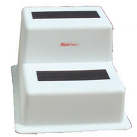 Stepsafe Dock Step, White, Double Tread