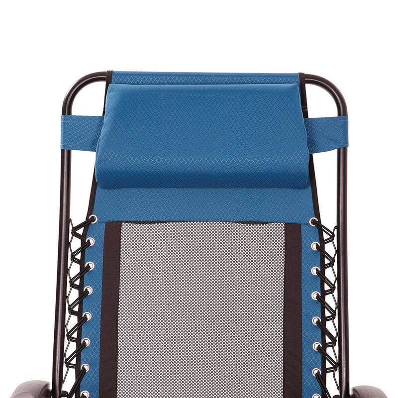 Mesh Recliner, Blue image number 3