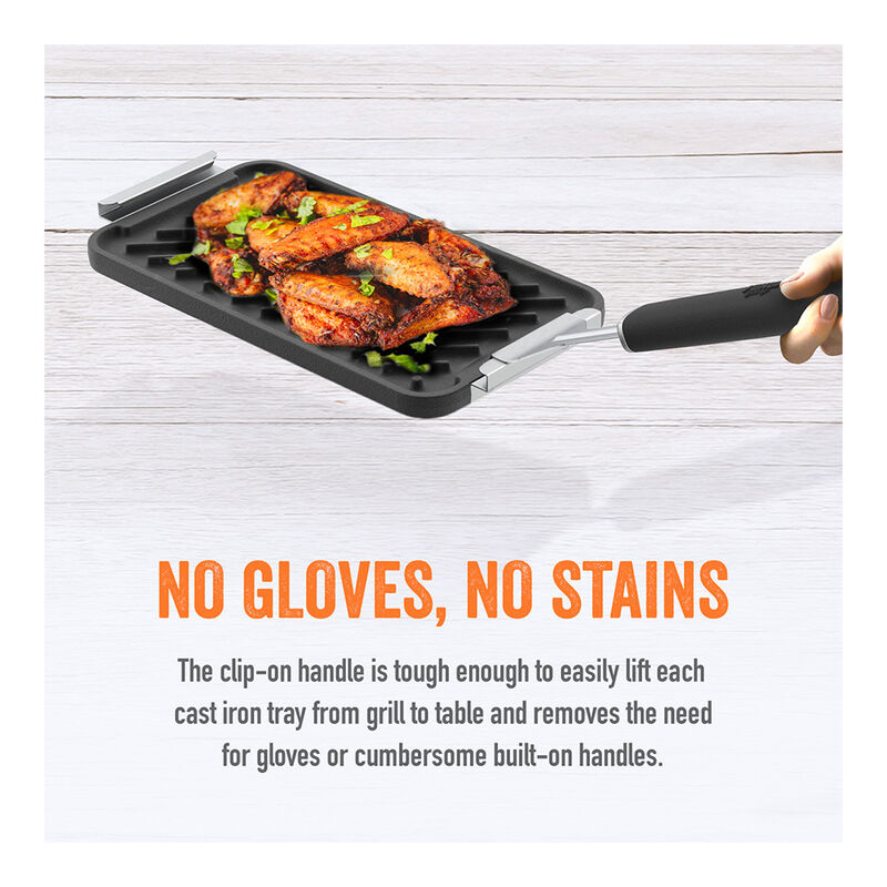 Yukon Glory Sear 'N Serve 4-Piece Cast Iron Grill Pan Set image number 4