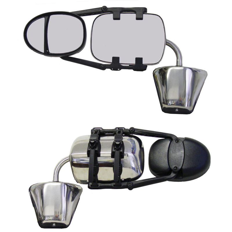 Dual Head XLR Ratchet Clip-On Mirror image number 1