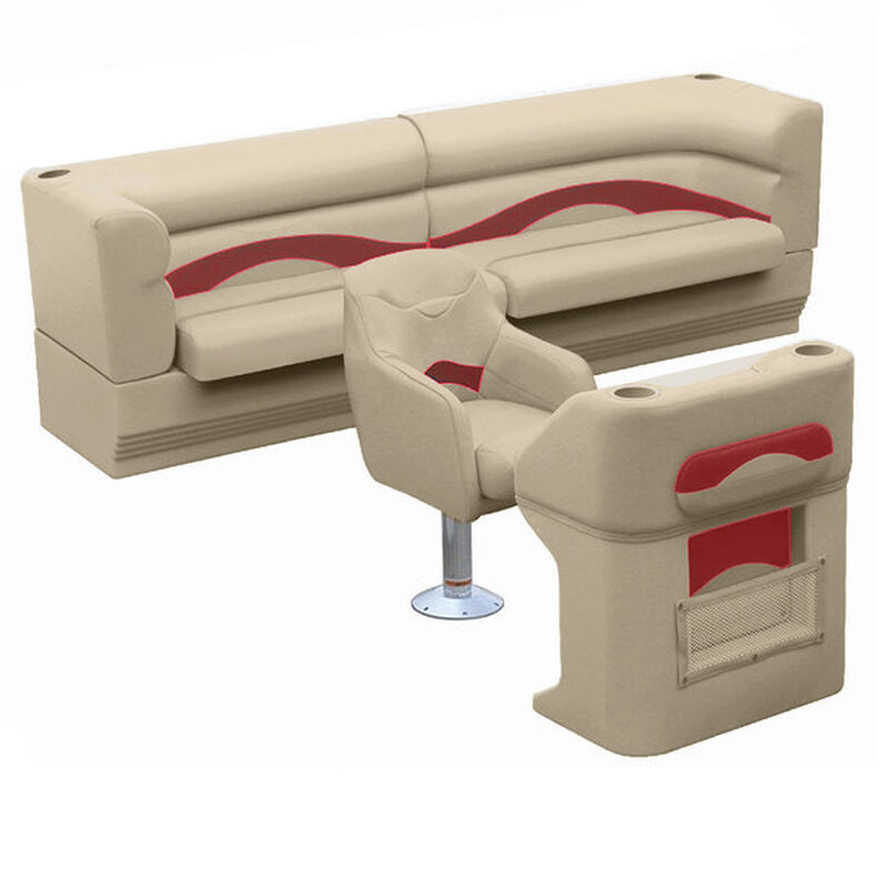 Toonmate Premium Pontoon Furniture Package, Complete Classic Rear Seat Group image number 6
